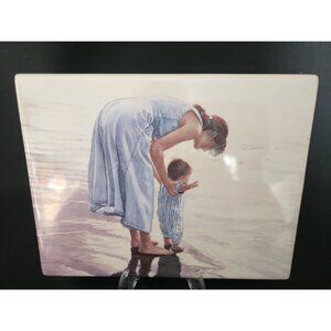 Baby Steps by Steve Hanks Ceramic Plaque "The Things That Matter Most" Coastal